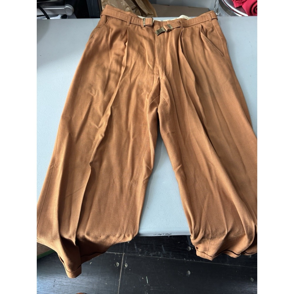 Michaels Kansas City Vtg Rust Colored 70s Pants 32